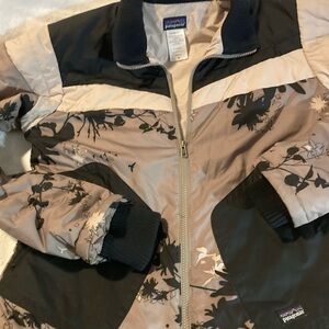 Patagonia Freebox jacket Spiderline Mushroom Brown/Black Colorway Size Medium!!